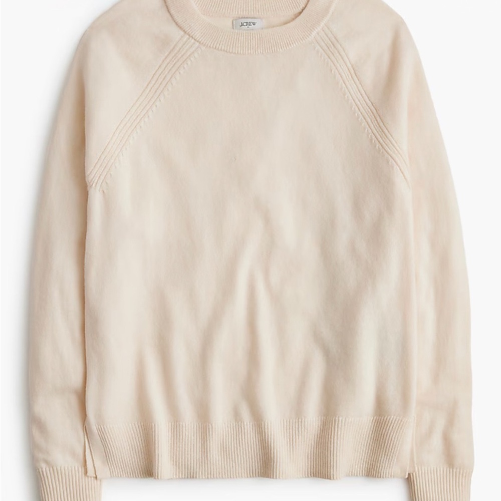 J.Crew NWT Wool-Blend Boyfriend Sweater – Ivory | Size XL - Picture 4 of 11